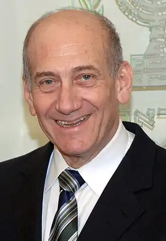Ehud Olmert in 2008