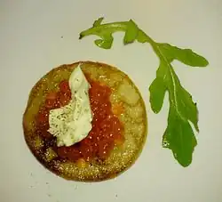 Blini met kuit