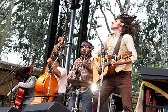 Een optreden van The Avett Brothers op het Outside Lands Festival in 2009