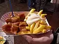 Currywurst met friet