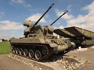 Luchtdoelgeschut op chassis Panzer 68, 2x 35mm luchtdoelkanonnen, 1 exemplaar van gemaakt