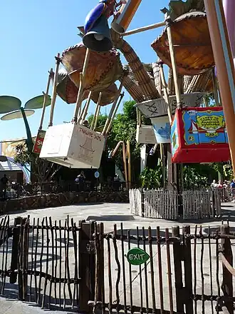 Attractie in werking