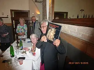 Huub Flohr tijdens zijn 40-jarig priesterjubileum in Rome (2019)