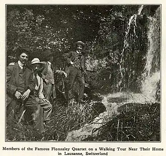 Flonzaley Kwartet, 1911