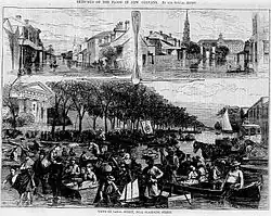 "Flood In New Orleans" (1871)
