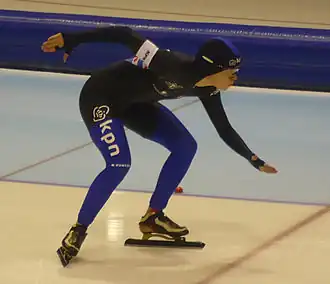 Van den Brandt tijdens NK Sprint 2011