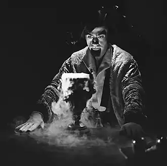 Bergman als fakir Sindala in Floris