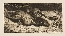 Geplukte hanen, 1892, inkt op papier, Rijksmuseum Twenthe, Enschede