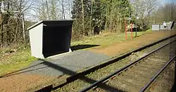 Zicht vanuit de trein