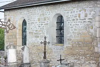 De kerk Saint-Julien in het gehucht Flornoy