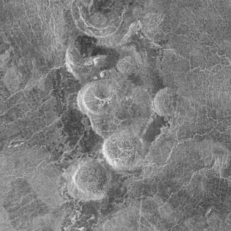 Radarbeeld van de ruimtesonde Magellan