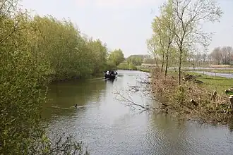 Mallebos, fluisterboot op de Boezem