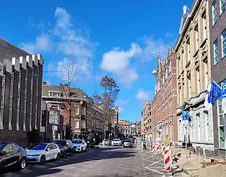 Fluwelen Burgwal gezien richting de Herengracht (2025)