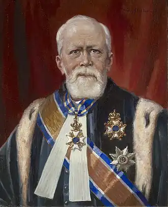 Mr. F.B. Coninck Liefsting geschilderd door Willy Sluiter