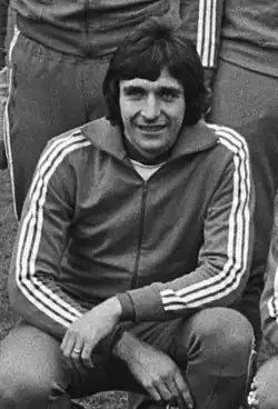 Fons Bastijns bij het Belgisch elftal (1977)