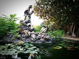 Beeld van Glauco, de zeegod