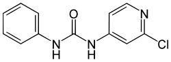 Structuurformule van forchlorfenuron