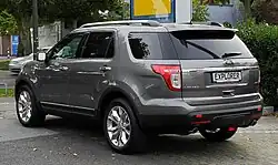 Ford Explorer, achteraanzicht