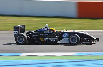 Luís Sá Silva in de Formule 3 Euroseries in 2010