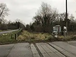 Voormalige spoorlijn 300 nabij Zuydcoote