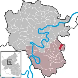 Kaart van Forst (Hunsrück)