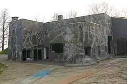 Het wachtgebouw A na de restauratie van 2014