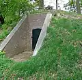 CFort Blauwkapel: Bomvrij gebouw I / Schuilplaats.