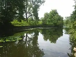 Fort Lunet II, gezien vanaf de (later aangelegde) fortbrug
