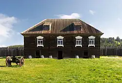 Kuskov House in Fort Ross
