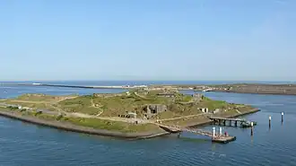 Uitzicht op het fort.