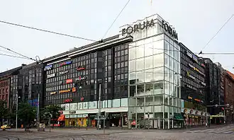 Forum vanaf de Mannerheimweg