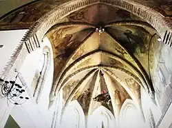 Gewelfschilderingen (overzicht vóór de brand) 1940