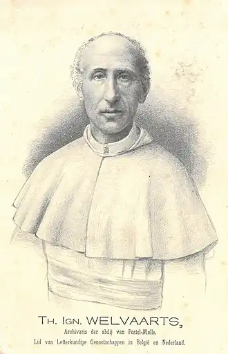 Theodoor (Ignatius) Welvaarts tussen 1883 en 1892.