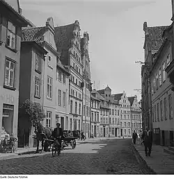 Stralsund, straatscène