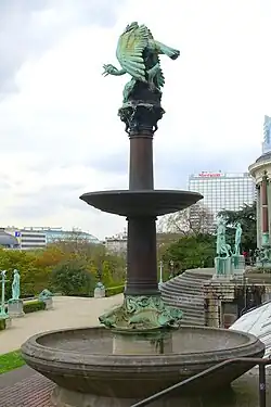 Ooievaar en vis (1894), Brussel