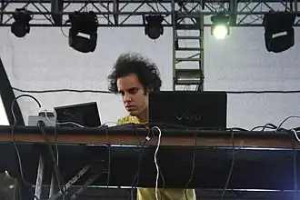 Four Tet (Kieran Hebden) op het FYF Fest 2011