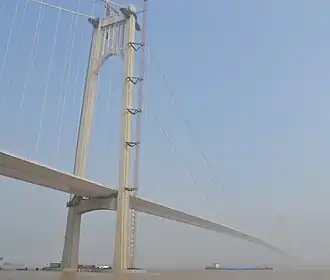 De Vierde Nanjing Yangtzebrug in 2012