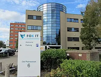 Hoofdkantoor van Fox-IT in Delft