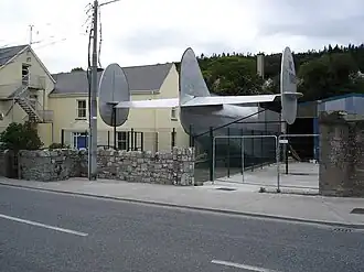 Boeing 314 replica bij het museum