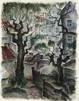 Achterzijde Nieuwe Herengracht (1939)