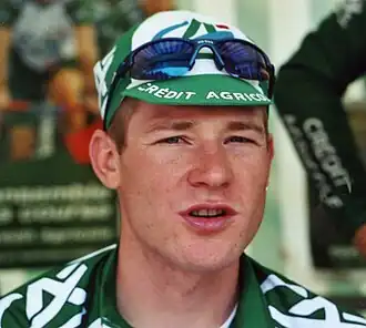 Frédéric Finot tijdens Parijs-Tours 2001