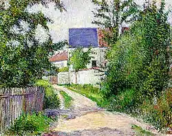 Weggetje in Auvers sur Oise Frédéric Samuel Cordey, omstreeks 1903