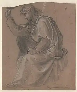 Studie voor De kroning van Maria, Museum Boijmans Van Beuningen