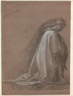 Studie voor De kroning van Maria, Museum Boijmans Van Beuningen