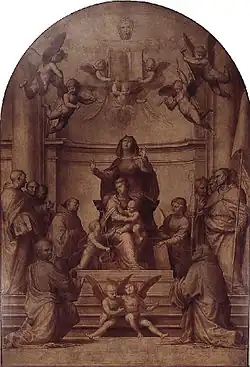 Pala del Gran Consiglio (Retabel van de Grote Raad) (onvoltooid), 1510-1513, Museo di San Marco, Florence