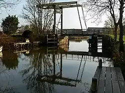 Zijaanzicht van de klap