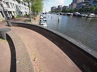 Walk on water op kademuur (mei 2019)