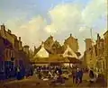 De vismarkt van Oostende (1832)
