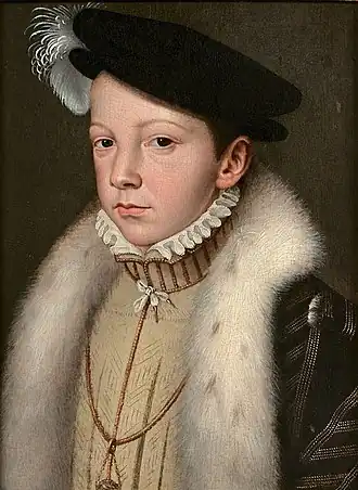 Portret door François Clouet (ca. 1559)