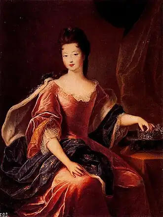 Prinses Marie Louise Elisabeth van Orléans, geschilderd door Pierre Gobert